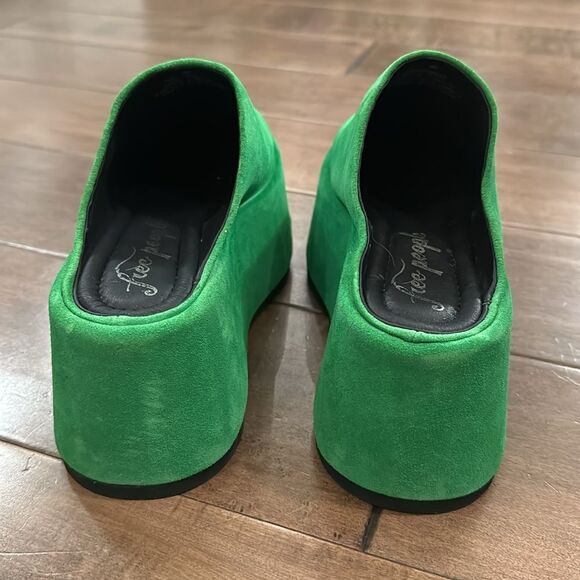 Free People Mantra Platform Mules/ Green/Size 36/ New - Picture 6 of 10